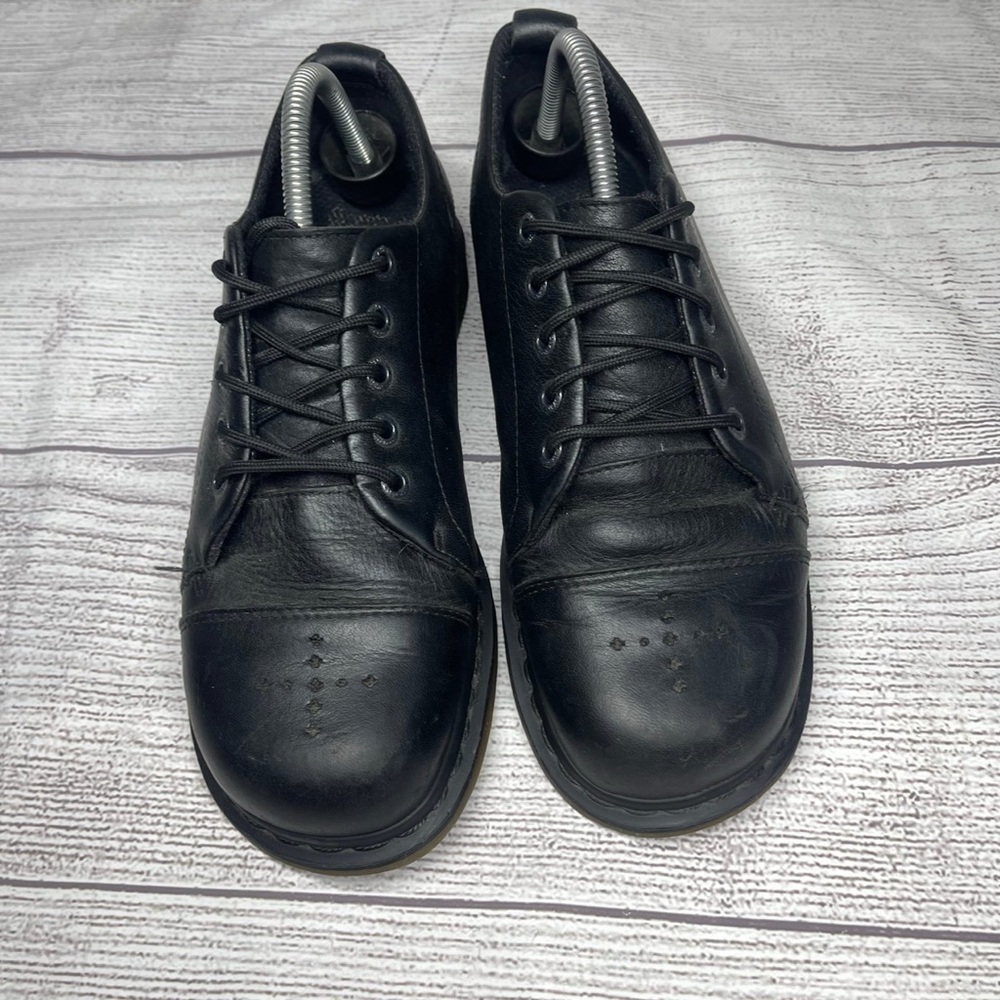 Dr. Martens Black Celia Leather Oxfords AW004